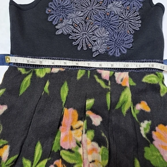 FREE People Crochet Embroidered‎ Wool Blend Mini Dress - Picture 12 of 13